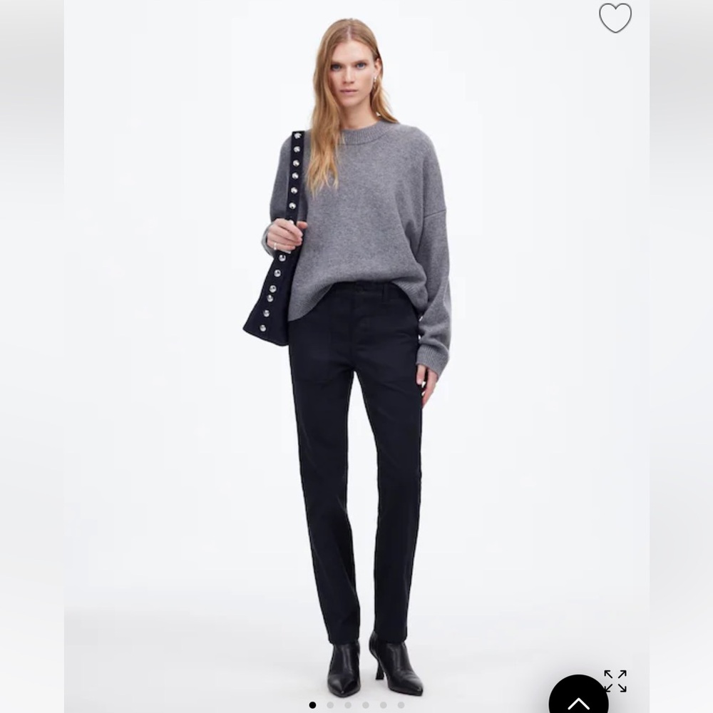 Madewell The Slim Straight Utility Pant in Garment Dye sz 27